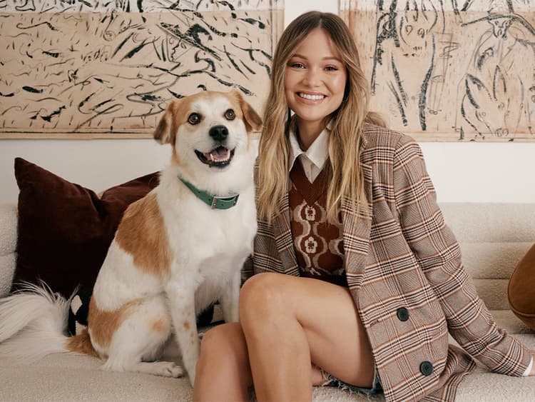 Olivia Holt and Her Pup Roger Get the Zoomies Together