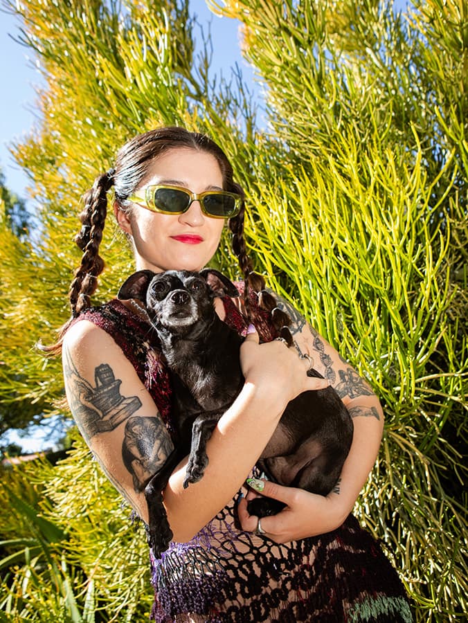 Arabelle Sicardi’s Jazz-Loving Dog Has Taught Them the Healing Power of Companionship