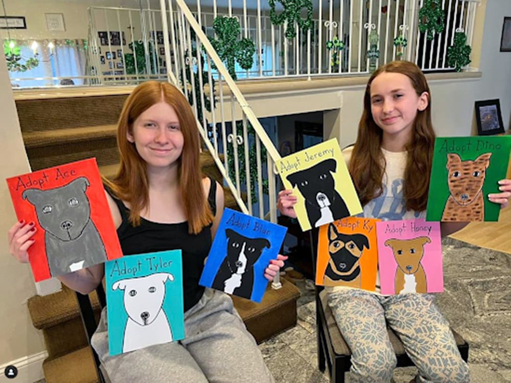 Kids Paint Pet Portraits to Help Shelter Animals Get Adopted