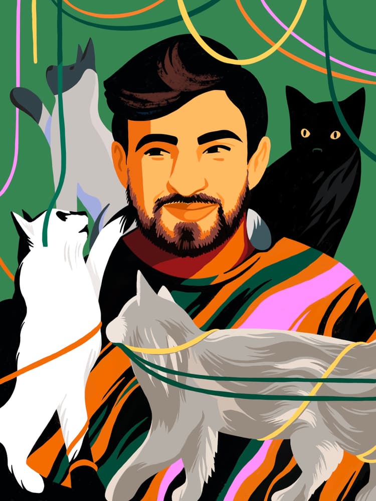 Moisés Zamora Has a League of Superhero Cats at Home