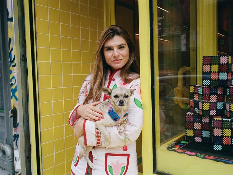 Susan Alexandra and Her Dog Pigeon Keep Magic Alive in the Fashion World