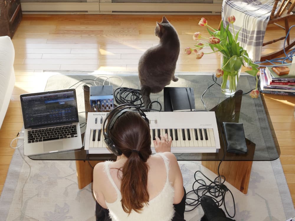 Tess Roby’s Cat Has Mastered the Keyboard, But Don’t Ask Him to Tell You What He’s Playing