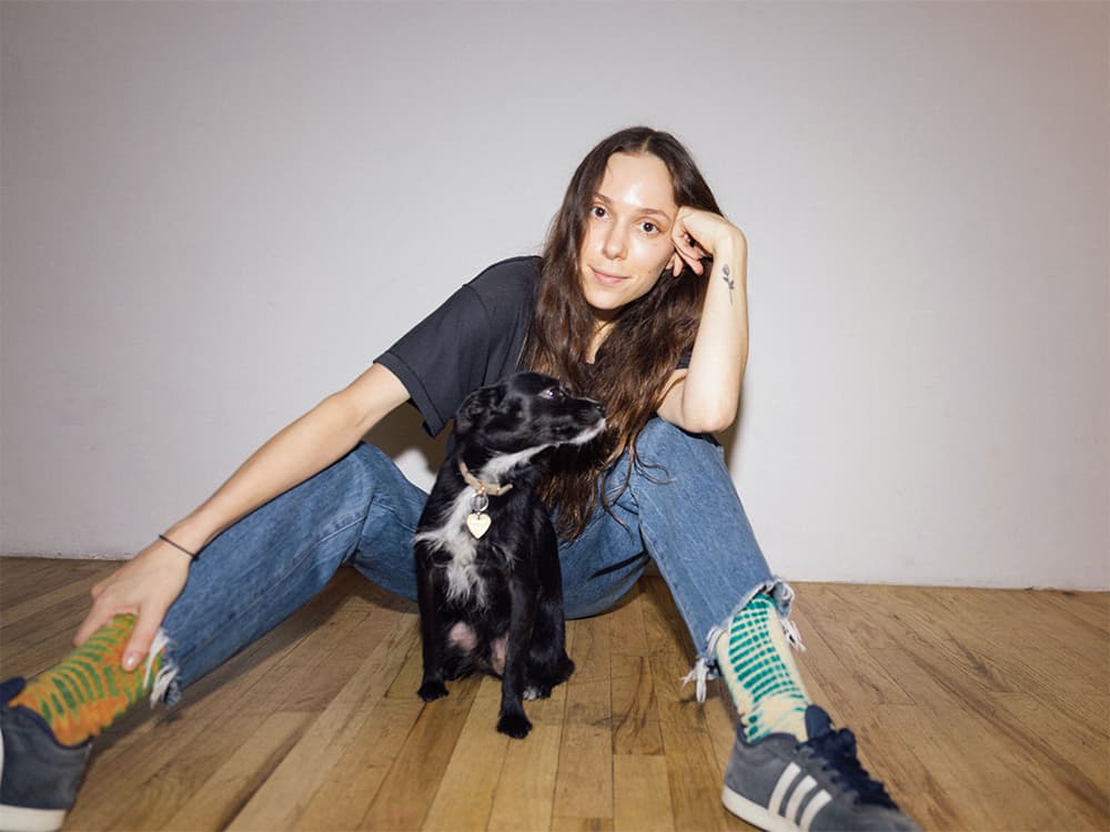Designer Carly Mark’s Rescue Pup, Puppet, Runs the Show
