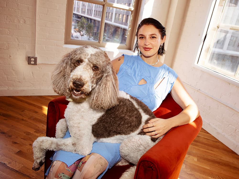 Gracie McGraw’s Dog Baz Is a Broadway Baby