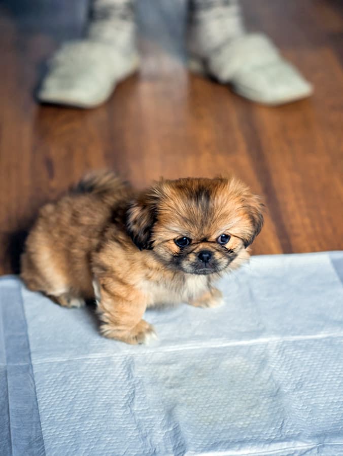 How to Train With a Puppy Pad