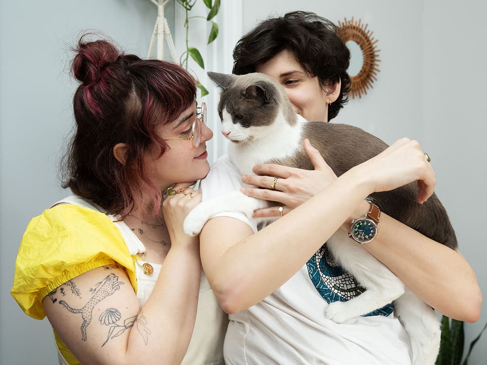 Behind the Scenes of a “Girls and Their Cats” Photo Shoot