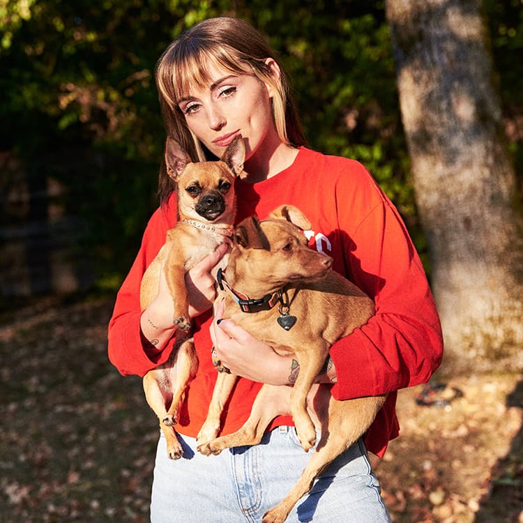 Sasha Alex Sloan Is on the Hunt For the Perfect Wedding Guest Dresses For Her Dogs